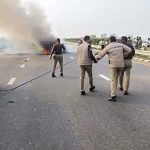 लखनऊ–कानपुर हाईवे पर तेज रफ्तार का कहर, एक ही परिवार के चार लोगों की गई जान