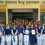 बीरशेबा स्कूल की 25 छात्राओं का एचपीवी टीकाकरण, प्रमाण पत्र भी वितरित