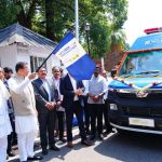 मुख्यमंत्री ने एचडीएफसी बैंक द्वारा प्रदत्त 4 अत्याधुनिक एम्बुलेंस का किया फ्लैग ऑफ