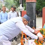 शहीद द्वार पर मेजर भूपेन्द्र कण्डारी को दी गई भावभीनी श्रद्धांजलि