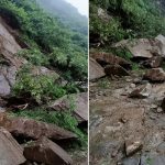 भारी बारिश का असर: केदारनाथ पैदल मार्ग पर बोल्डर गिरने से यात्रा रोकी गई