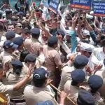 4600 ग्रेड पे के समर्थन में सड़कों पर उतरे प्रदर्शनकारी, सुभाष रोड पर रोका मार्च