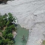 बागेश्वर के कुवारी में भूस्खलन से बनी विशाल झील, बढ़ा बाढ़ का खतरा