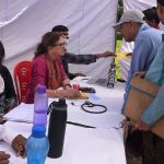 साधुराम इंटर कॉलेज में नि:शुल्क स्वास्थ्य शिविर: 153 मरीजों ने उठाया लाभ