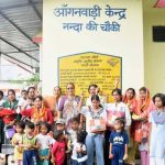 ‘आंगन मिलन सेवा’ कार्यक्रम,रेखा आर्या ने बांटी महालक्ष्मी, बेबी व पोषण किट