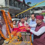 गणेश जोशी ने गांधी-शास्त्री को दी श्रद्धांजलि,आंदोलनकारियों को किया नमन
